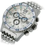 Xezo Men’s Air Commando Swiss-Quartz Luxury Sports Chronograph Watch D45-S, 2nd Time Zone, 200 Meters WR