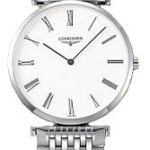 Longines Men’s L47094116 La Grande Classique Analog Quartz Stainless Steel Watch