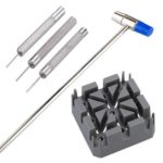 5pcs Watch Band Removal Holder Link Pin Remover 0.6 0.7 0.8 Hammer Repair Tool