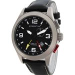 Momentum by St Moritz watch corp Vortech GMT Titanium Watch with Alarm