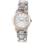 Burberry Women’s BU9105 Large Check Two Tone Stainless Steel Bracelet Watch