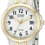 Citizen Eco-Drive Women’s EW1544-53A Silhouette Two-Tone Stainless Steel Watch
