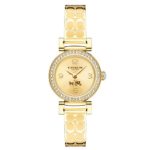 COACH Women’s Madison Fashion Bangle Watch Gold/Gold Watch