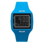 Vestal ‘Helm’ Quartz Plastic and Polyurethane Sport Watch, Color:Blue (Model: HLMDP27)