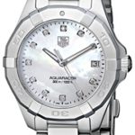 TAG Heuer Women’s WAY1313.BA0915 Aquaracer Diamond-Accented Stainless Steel Watch