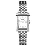 Bulova Diamond White Dial Stainless Steel Ladies Watch 96R186