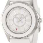 Juicy Couture Women’s 1900871 Rich Girl White Jelly Strap Watch
