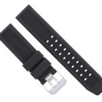 22mm Double Prong Rubber Watch Band Strap Fits Casio Luminox Timex Seiko Traser