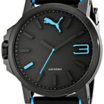 PUMA Men’s PU102941001 Ultrasize Analog Display Left-Handed Black/White Sport Watch