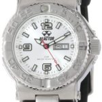 REACTOR Midsize 77802 Critical Mass Silver Dial and Rubber Strap Watch