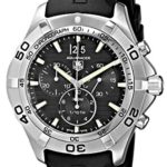 TAG Heuer Men’s CAF101EFT8011 Aquaracer Grande Black Dial Watch