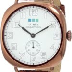 La Mer Collections Women’s LMOVW2030 Brown Copper Oversized Vintage Watch