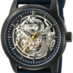 Kenneth Cole New York Men’s ‘ Automatic Stainless Steel and Silicone Dress Watch, Color:Blue (Model: 10030791)