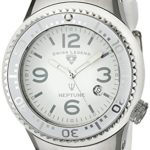 Swiss Legend Men’s 21848P-02-WB Neptune White Dial White Silicone Watch