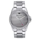 Juicy Couture Women’s 1901288 Laguna Analog Display Quartz Silver Watch