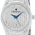 CROTON Men’s CN307543RHPV Balliamo Analog Display Quartz Silver Watch