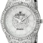 CROTON Men’s CN307545RHMP Analog Display Quartz Silver Watch