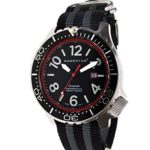 Momentum Men’s Quartz Stainless Steel and Nylon Watch, Color:Black (Model: 1M-DV74R7S)