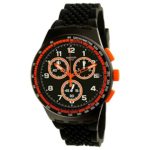 Swatch Men’s Nerolino SUSB408 Black Rubber Swiss Quartz Watch