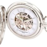 Charles-Hubert, Paris 3928 Classic Collection Chrome Finish Brass Mechanical Pocket Watch