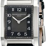 Baume Mercier Women’s 10019 Hampton Ladies Black Leather Strap Watch