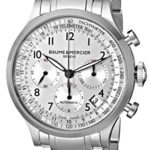 Baume & Mercier Men’s BMMOA10064 Capeland Analog Display Swiss Automatic Silver Watch