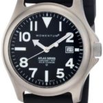 Momentum Men’s 1M-SP00B1 Atlas Titanium Watch with Black Band
