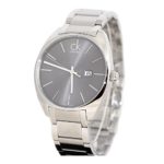 Calvin Klein Men’s K2F21161 Exchange Analog Display Swiss Quartz Silver Watch