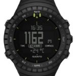 Suunto Core Wrist-Top Computer Watch with Spare Replacement Band Bundle (All Black with Black/Silver Replacement Band)