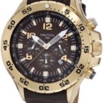 Nautica Men’s N18522G NST Gold-Tone Stainless Steel Watch