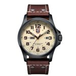 Luminox Men’s 1927 “Atacama” Stainless Steel Black PVD Watch with Brown Leather Band
