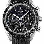 Omega Men’s 32632405001001 Speed Master Analog Display Automatic Self Wind Silver Watch