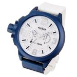WELDER Chronograph Watch Deitokarenda White ~ white belt K22-901 Men’s parallel import goods]