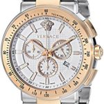 Versace Men’s VFG130015 Mystique Sport Two-Tone Gold Ion-Plated and Stainless Steel Watch