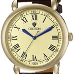 CROTON Men’s CN307532BRCH HERITAGE Analog Display Quartz Brown Watch