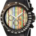 K&BROS Men’s 9517-4 Ice-Time Racing Chronograph Paul G-Stripe Watch