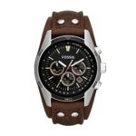 Fossil Men’s CH2891 Coachman Chronograph Brown Leather Watch