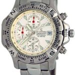 Le Chateau #1830_WHITE Men’s Sport Watch Chronograph Pofessional Stainless Steel Band