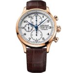 Louis Erard Men’s 1931 42.5mm Brown Leather Band Rose Gold Plated Case Automatic Watch 78225PR01.BRC03