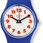 Swatch LS116 Ladies Waswola Red Silicone Strap Watch