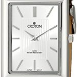 CROTON Men’s CN307503SSSL Heritage Analog Display Japanese Quartz Brown Watch
