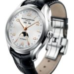 Baume & Mercier Men’s BMMOA10055 Clifton Stainless Steel Watch with Black Band