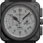 Bell & Ross Men’s Limited Edition Rafale French Fighter Jet Watch BR0394-RAFALE-CE