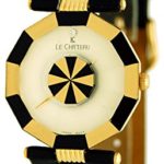 Le Chateau #2811 Women’s Black Leather Band Casual Analog Watch