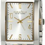 Caravelle New York Men’s 45A123 Analog Display Analog Quartz Two Tone Watch