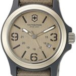 Victorinox Men’s 241516 Original Analog Display Swiss Quartz Beige Watch