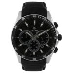 Titan Men’s 90022KL01 Contemporary – Chronograph – Black Leather Strap Watch