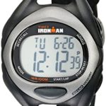 Timex Men’s T54281 Ironman Sleek 50 Full-Size Black/Silver-Tone Resin Strap Watch