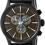 Nixon Men’s A3862209 Sentry Chrono Analog Display Japanese Quartz Black Watch