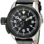 Invicta Men’s 20461SYB Aviator Analog Display Quartz Black Watch